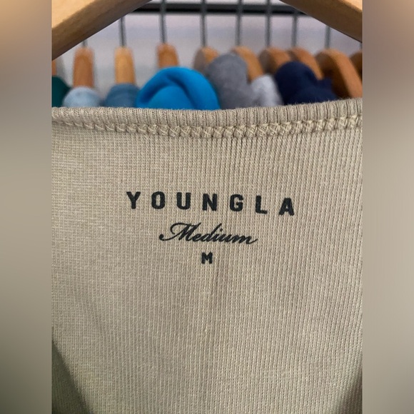 YOUNGLA / TANK TOP / SIZE-M / COLOR-SAND - Picture 2 of 3